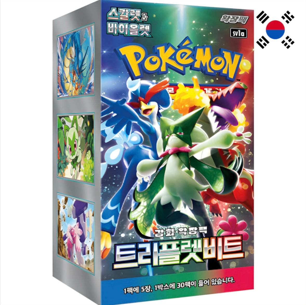 Pokemon Display - Triplet Beat - 30 x Booster - Koreanisch
